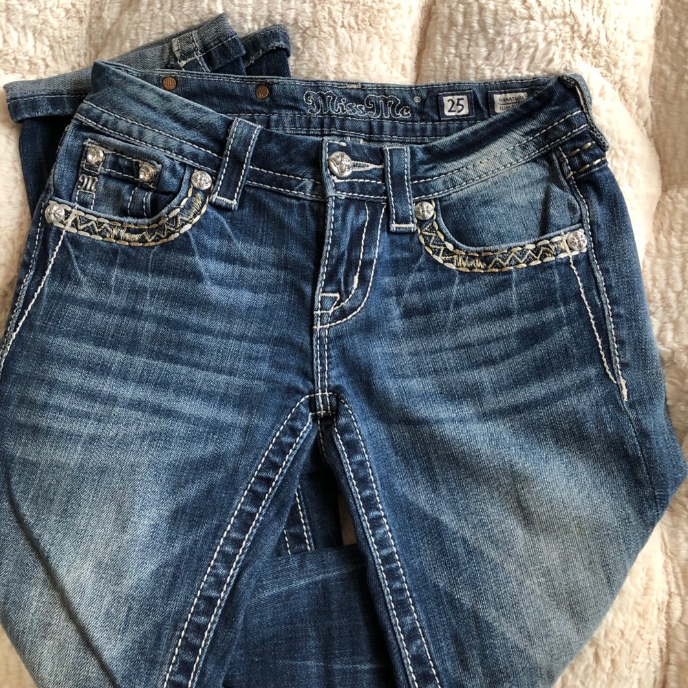Miss Me signature slim boot jeans
